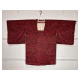 Traditional Japanese Silk Michiyuki Kimono Coat