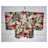 Silk Ikat Vintage Japanese Haori Short Kimono