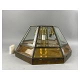 Vintage Hexagonal Ceiling Light Fixture