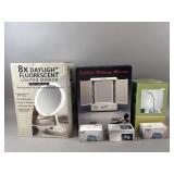 80s-90s Makeup Mirrors, Desk Lamp & More