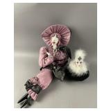 Vtg Artisan Soft-sculpture Decorative Doll & More