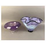 Nourot Glass Studio & Lewis Olson Signed Art Glass