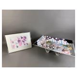 Rike Moss Signed Post Modern Platter & More