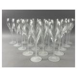 Colony Amaryllis Satin Frosted Stem Wine Glasses