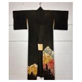 Traditional Vintage Hand Painted Japanese Kimono