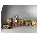 Native American Hand-Woven Coiled Baskets & More