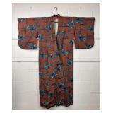 Traditional Authentic Vintage Kimono, Ikat Style
