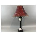 Allen & Roth Bronze 2 Tier Lamp With Square Shade