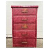 Vintage Five -Drawer Accent Chest