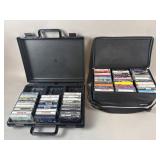 1980s & More Cassette Tapes W/ Carrying Cases