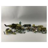 Vtg Buddy L Army Transport Truck & More