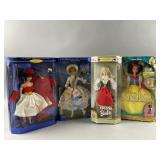 NIB Vtg Barbie Lot Snow White, Swedish & More