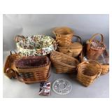 Longaberger Baskets Lot