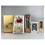 1995 50th Anniversary Porcelain Barbie & More