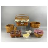 Wicker Baskets Lot and More