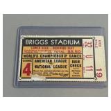 1945 World Series Game 4 Ticket Stub