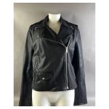 Armani Exchange Black Leather Jacket