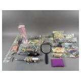 Vtg Doll Accessories - Hair Clips, Brushes & More