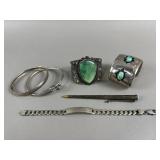 Turquoise Sterling Silver Bracelets, Pen & More