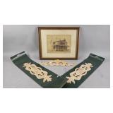 Vintage Photograph, and Embossed Wood Accents