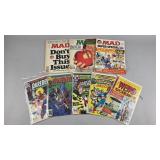 Marvel, Weird Science Comics, and Mad Magazines