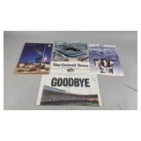 Tiger Stadium Book, Newspaper, Photo