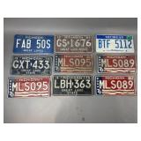 Vintage Michigan License Plates
