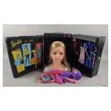 Vintage Barbie Cases and Hair Styling Head