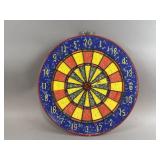 Vtg Double Sided Dartboard
