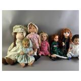 Assortment of Modern and Vintage Dolls