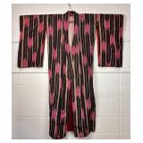 Silk Ikat Authentic Vintage Japanese Kimono