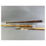 Small Louisville Sluggers Wooden Baseball Bats