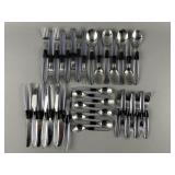 Lot of IKEA Stainless Steel & Transparent Flatware