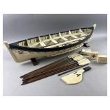 Lifeboat #14 from the RMS Titanic Wooden Replica