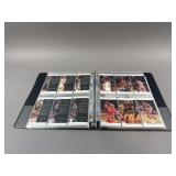 Trading Card Album With Vintage Basketball Cards
