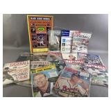 Vtg MLB Magazines & More Lot