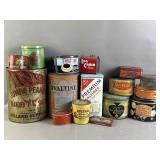 Vtg Food & More Tin Cans