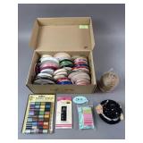 Sewing Thread, Ribbon, Needles & More