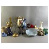 Vtg Floral Pots, Ceramic Figures, Vases, & More