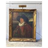 Framed Oil Painting of "The French Cavalier
