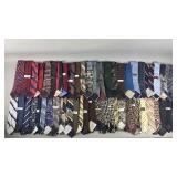 Lot of Neck Ties- Atlas Design, Bugatti, and More