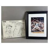 Bob Feller & David Wells Autographed Pictures