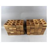Wooden Desk Organization Trays
