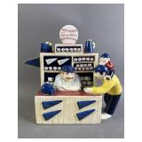 Vtg Clay Art Souvenir Stand Teapot