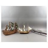 Handmade Ship Models - US Navy Cruiser & More