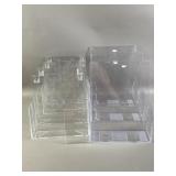 Lot of Clear Acrylic Wall Mounts & Displays