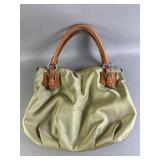 Vtg Lauren Ralph Lauren Green Shoulder Bag