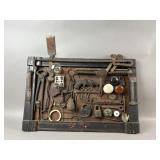 Vintage Tool Assemblage Art Piece