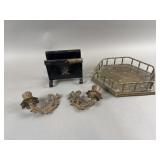 Vintage Brass Tray, Brass Fittings & More