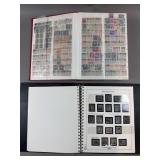 Vintage Stamp Albums W/ Various Stamps